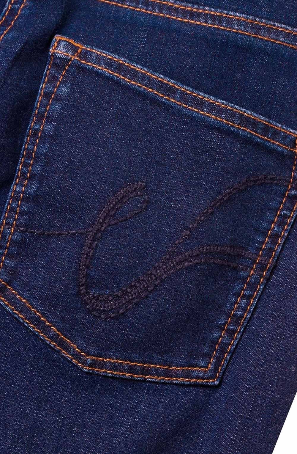 Mona Blue Denim Straight Leg Jeans