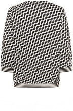 Monochrome Fitted Hem Clara Top