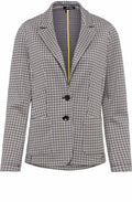 Moss Fine Tweed Design Jersey Blazer