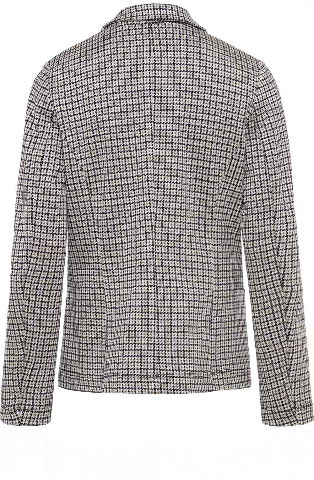 Moss Fine Tweed Design Jersey Blazer