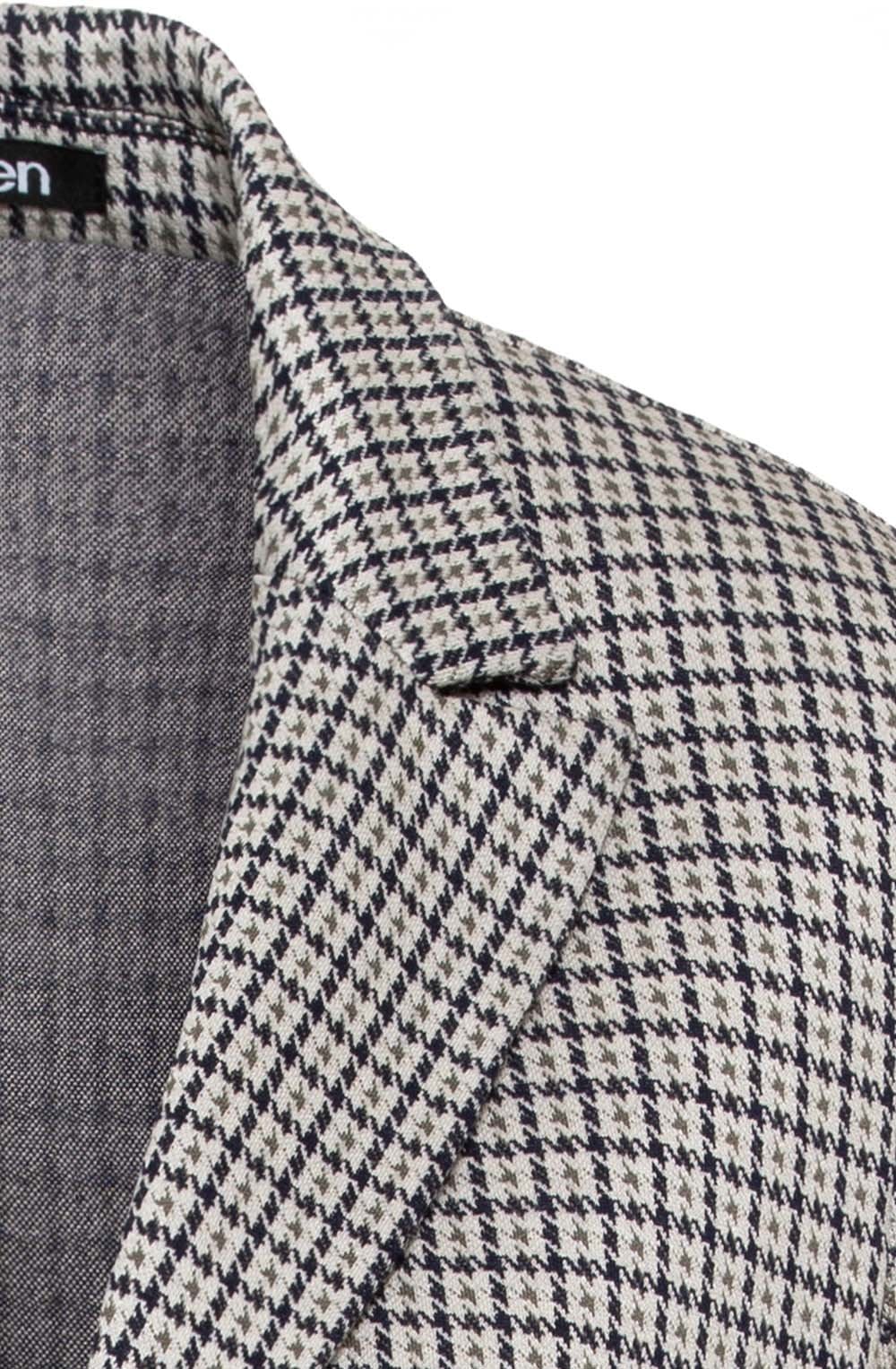 Moss Fine Tweed Design Jersey Blazer