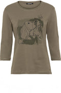 Moss Green Basset Hound Top