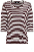 Mulberry Red Striped Hannah Top