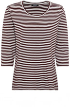 Mulberry Red Striped Hannah Top