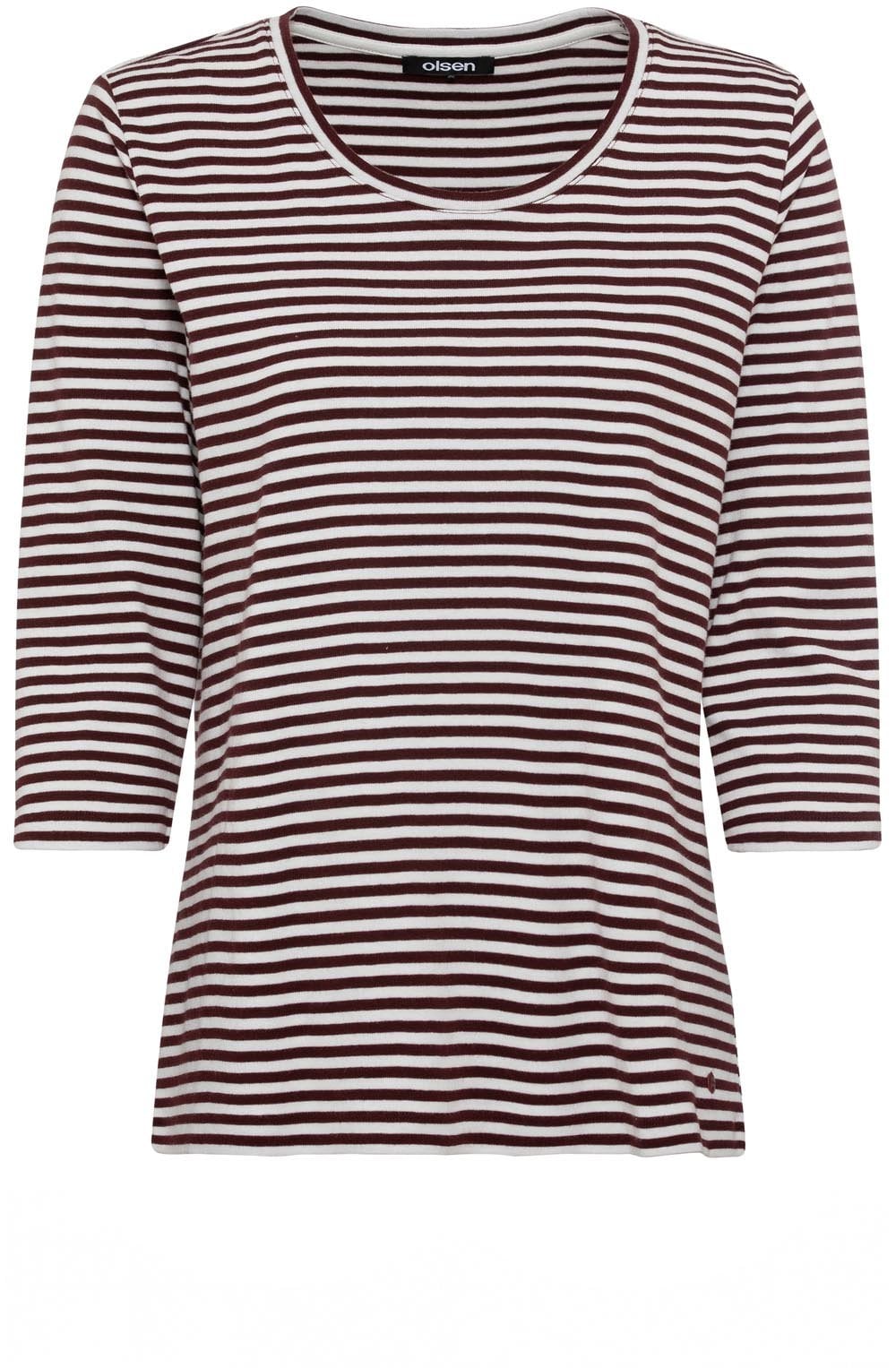 Mulberry Red Striped Hannah Top