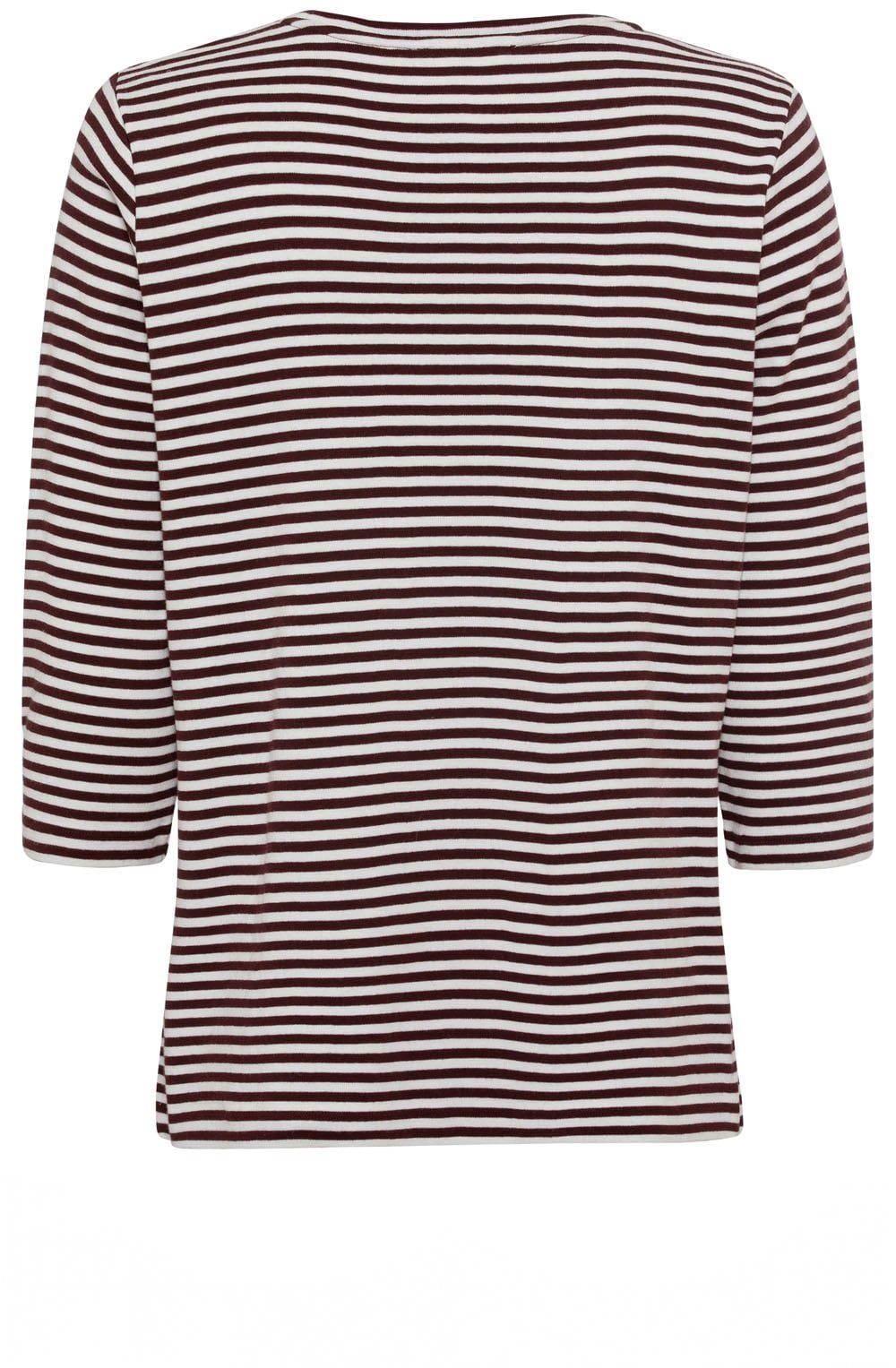 Mulberry Red Striped Hannah Top