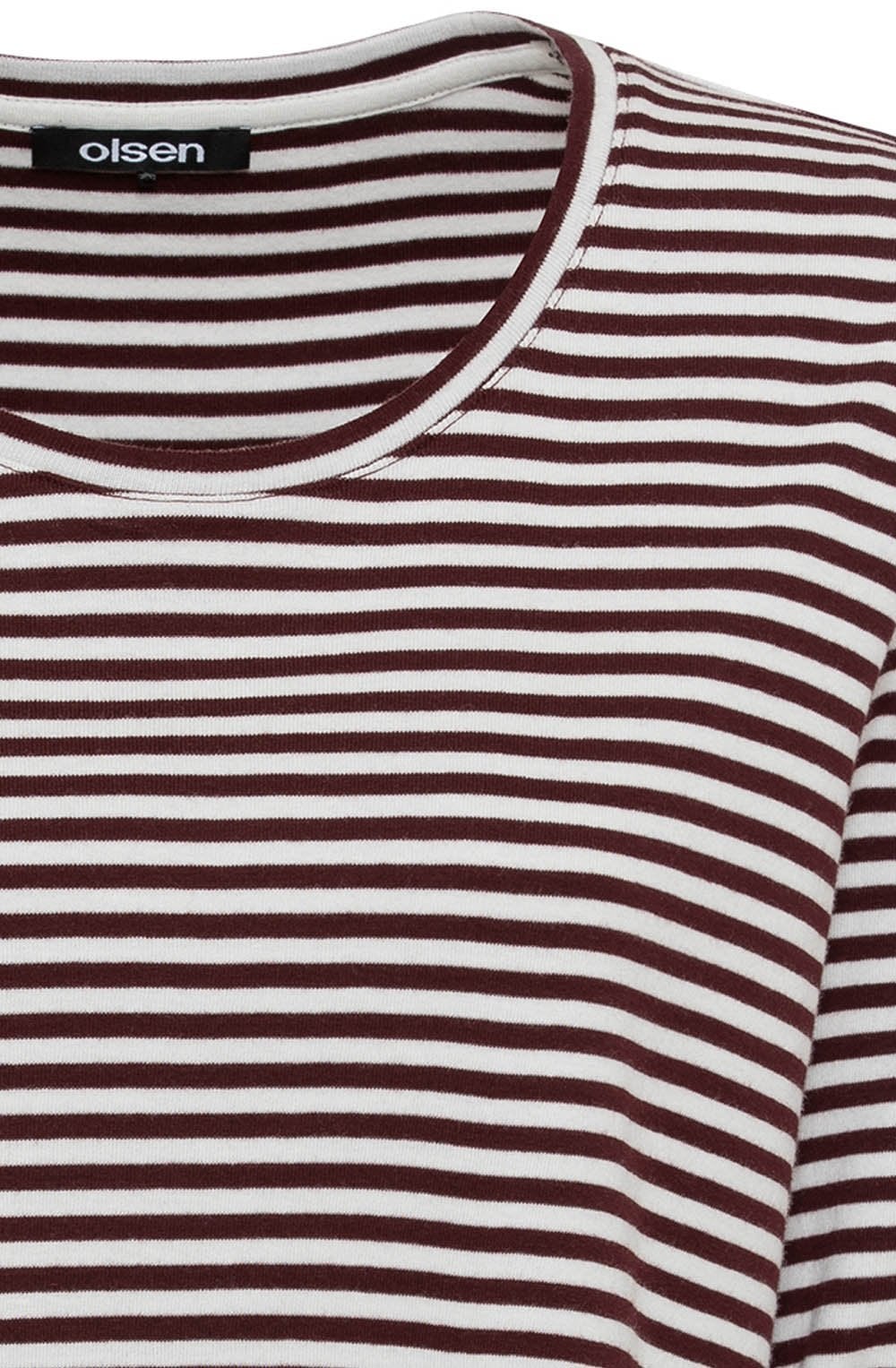 Mulberry Red Striped Hannah Top