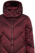 Mulberry Red Two Way Zip Coat