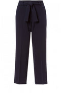 Navy Anna Cropped Trousers