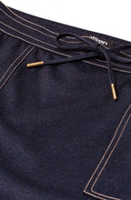 Navy Denim Effect Skirt