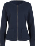 Navy Embossed Jacket