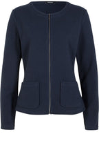 Navy Embossed Jacket