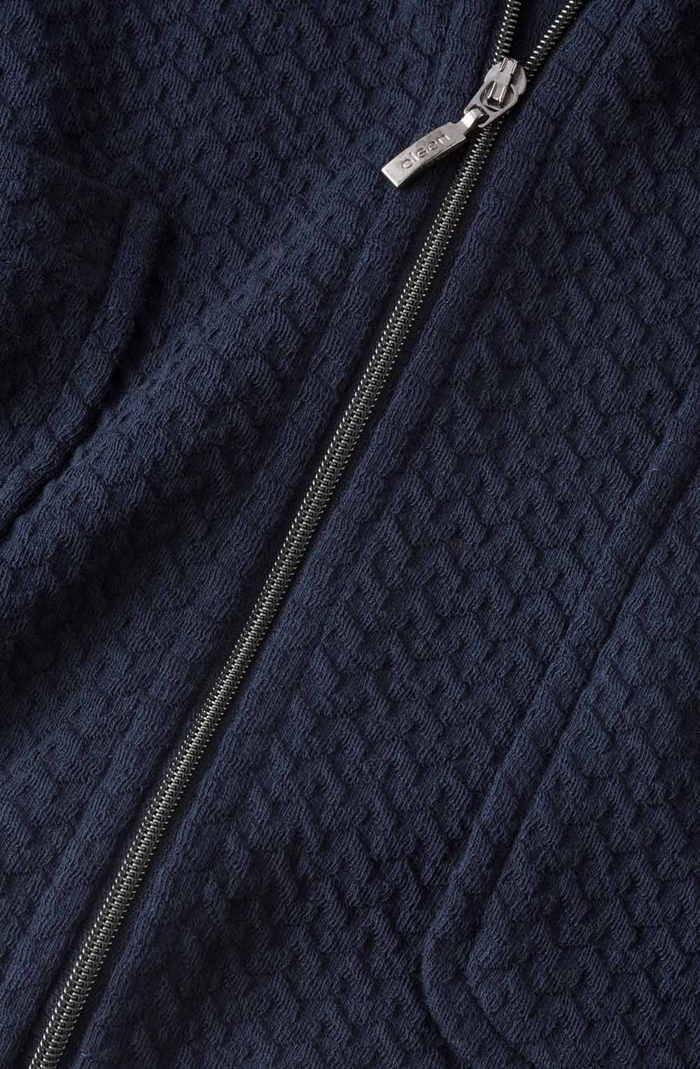 Navy Embossed Jacket