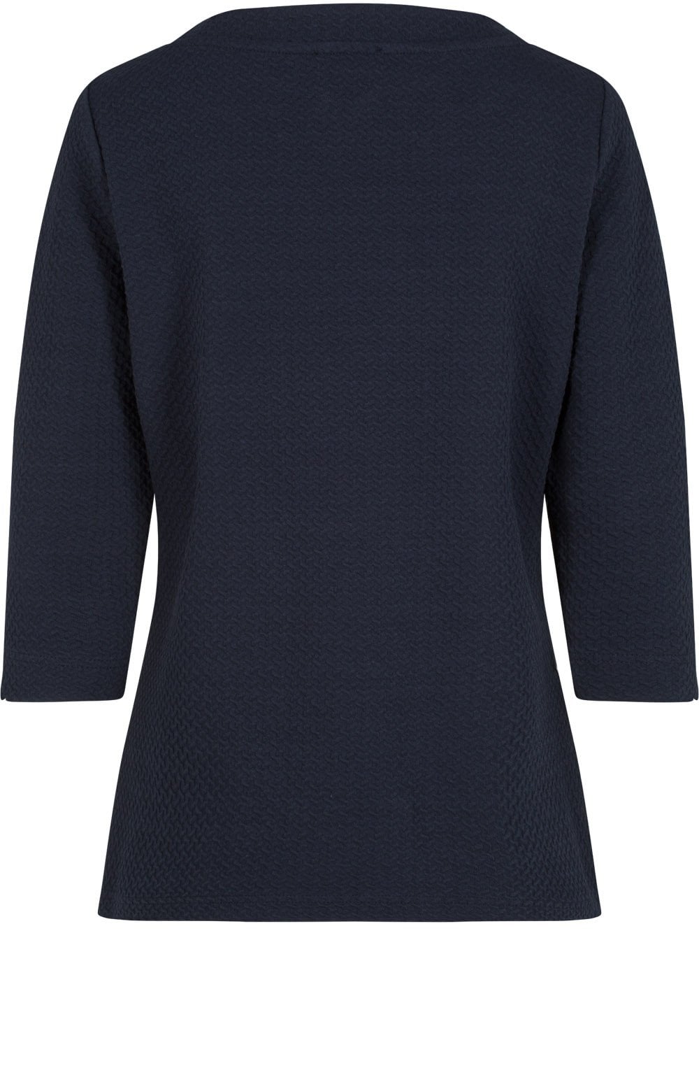 Navy Embossed Top