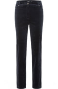 Navy Fine Cord Mona Trousers