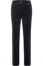 Navy Fine Cord Mona Trousers