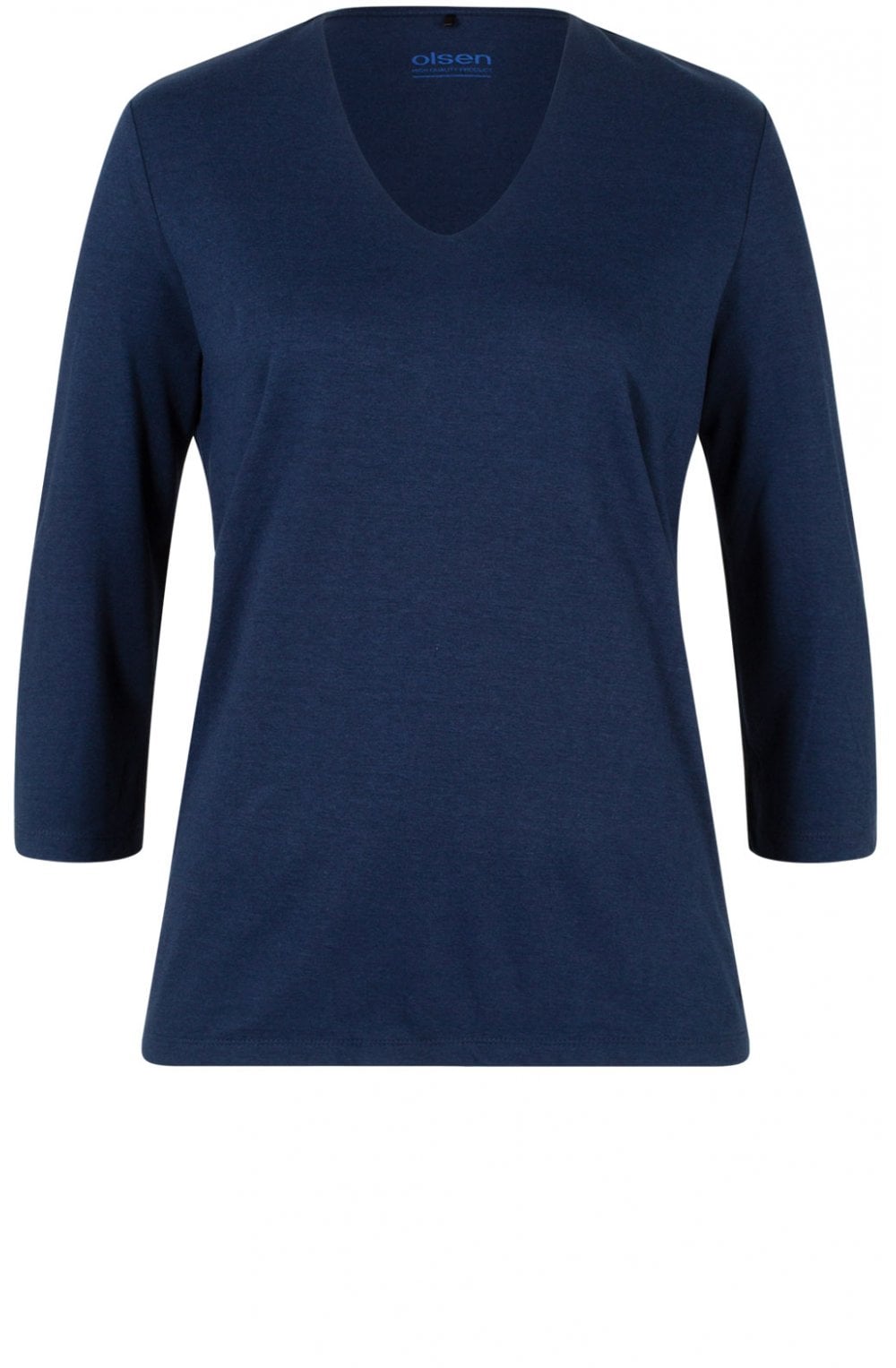 Navy Jersey Top