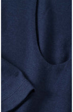 Navy Jersey Top
