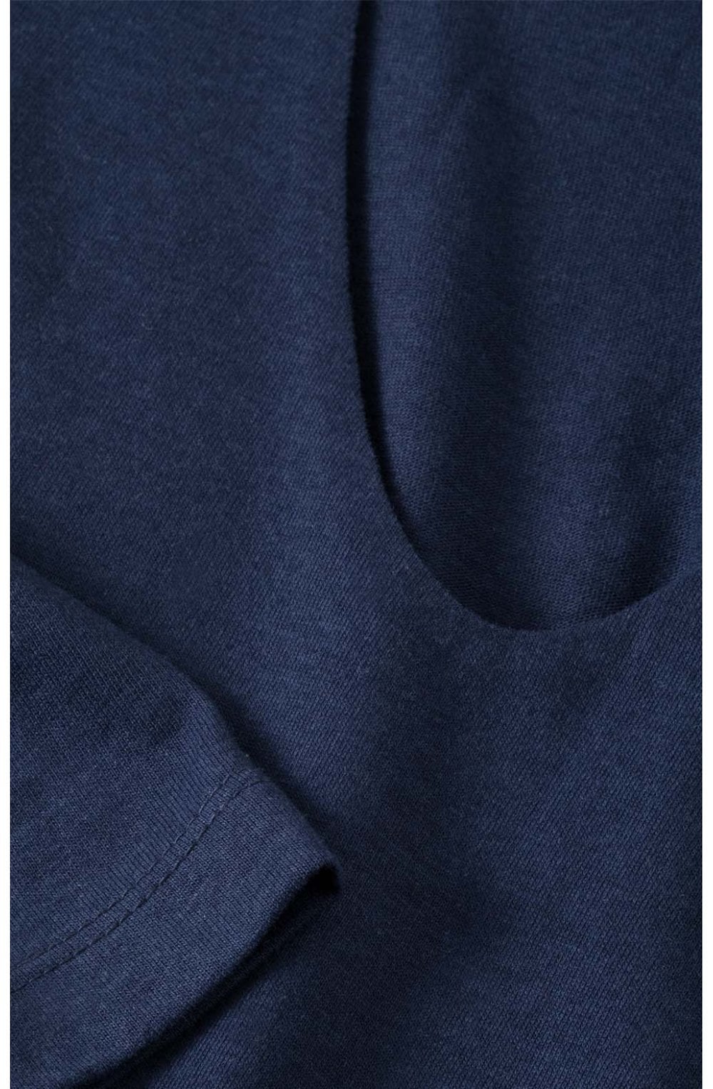 Navy Jersey Top