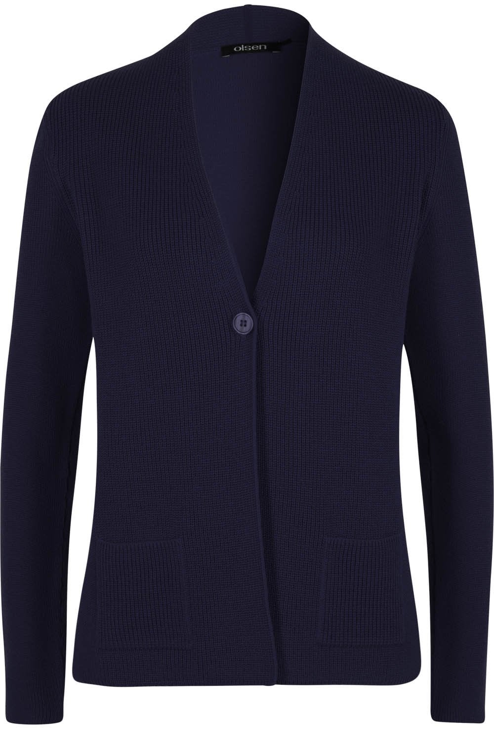 Navy Knit Cardigan