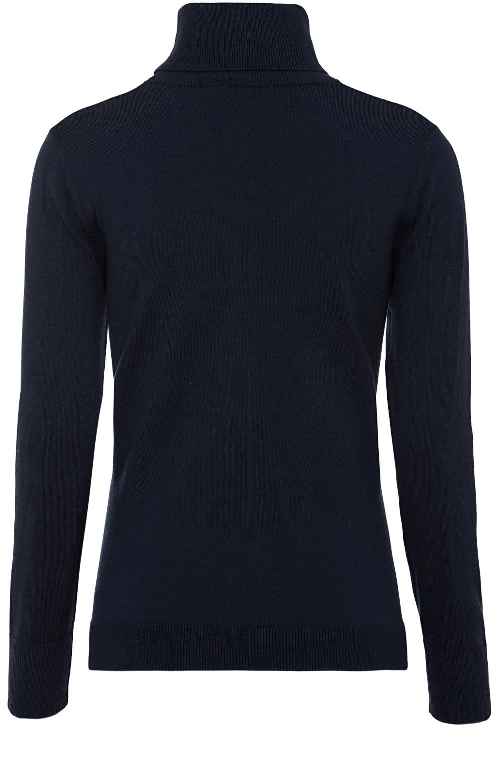 Navy Polo Neck Jumper