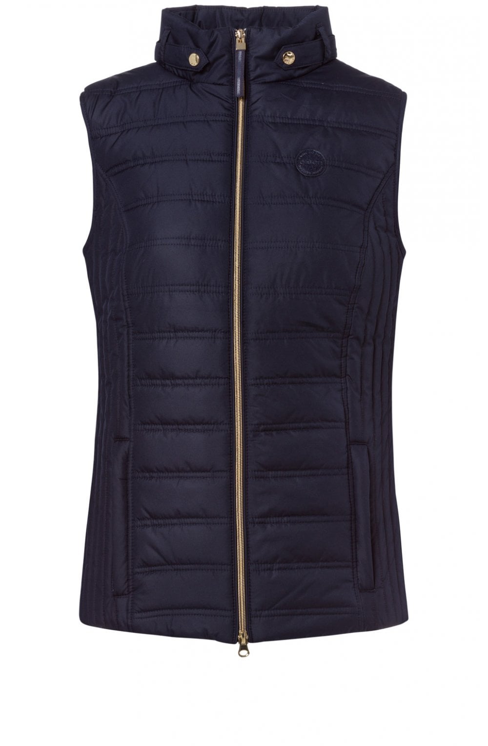Navy Quilted Waistcoat