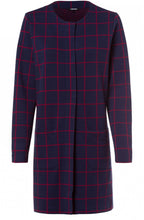 Navy & Red Check Jacket