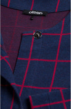 Navy & Red Check Jacket
