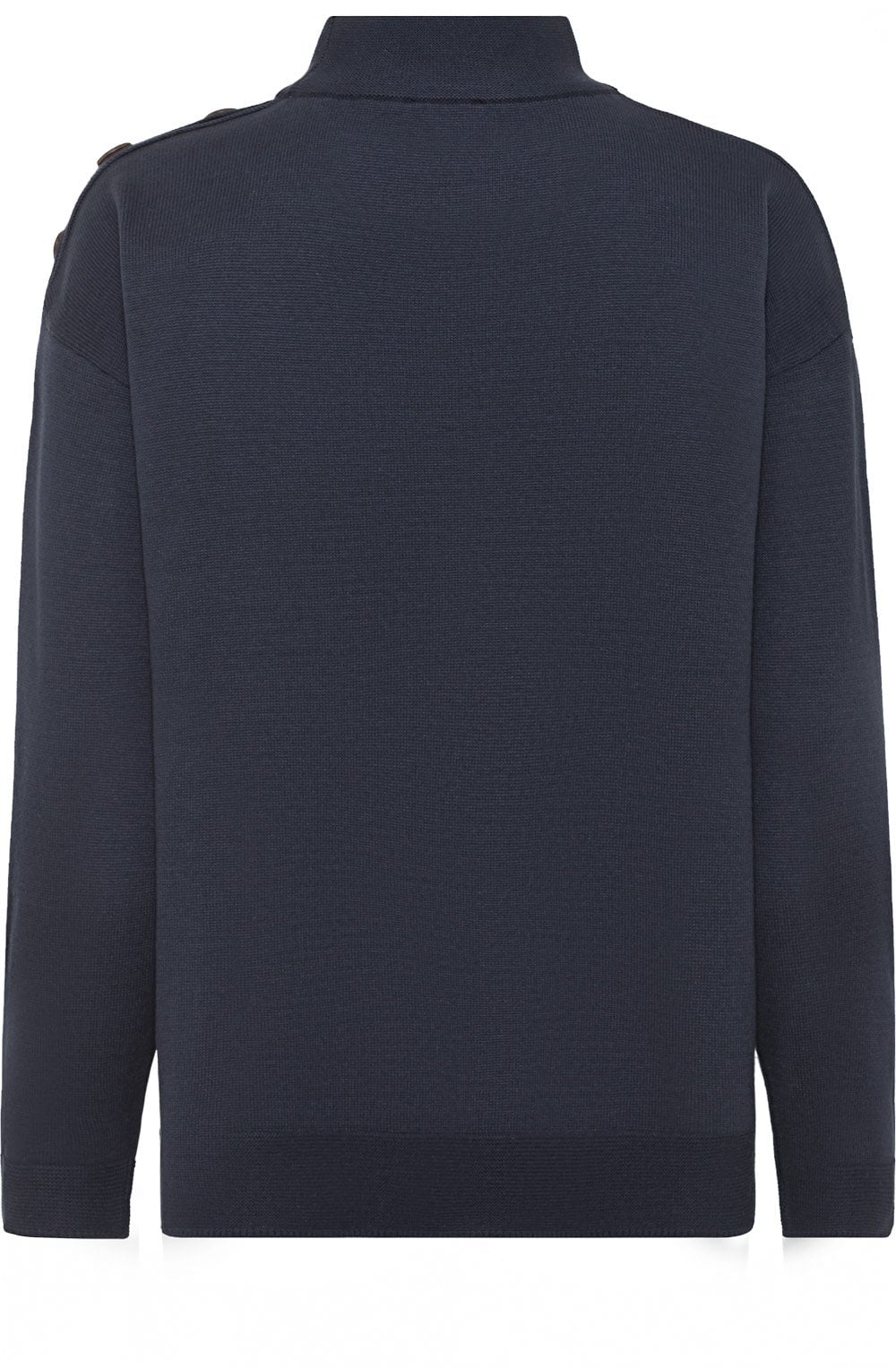 Navy Ribbed Panel Jumper