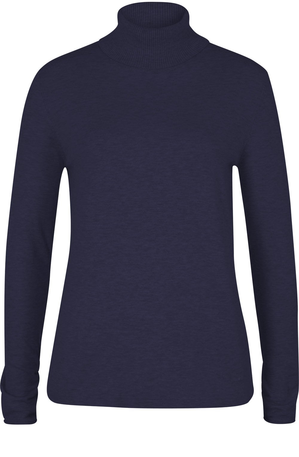 Navy Roll Neck Sweater