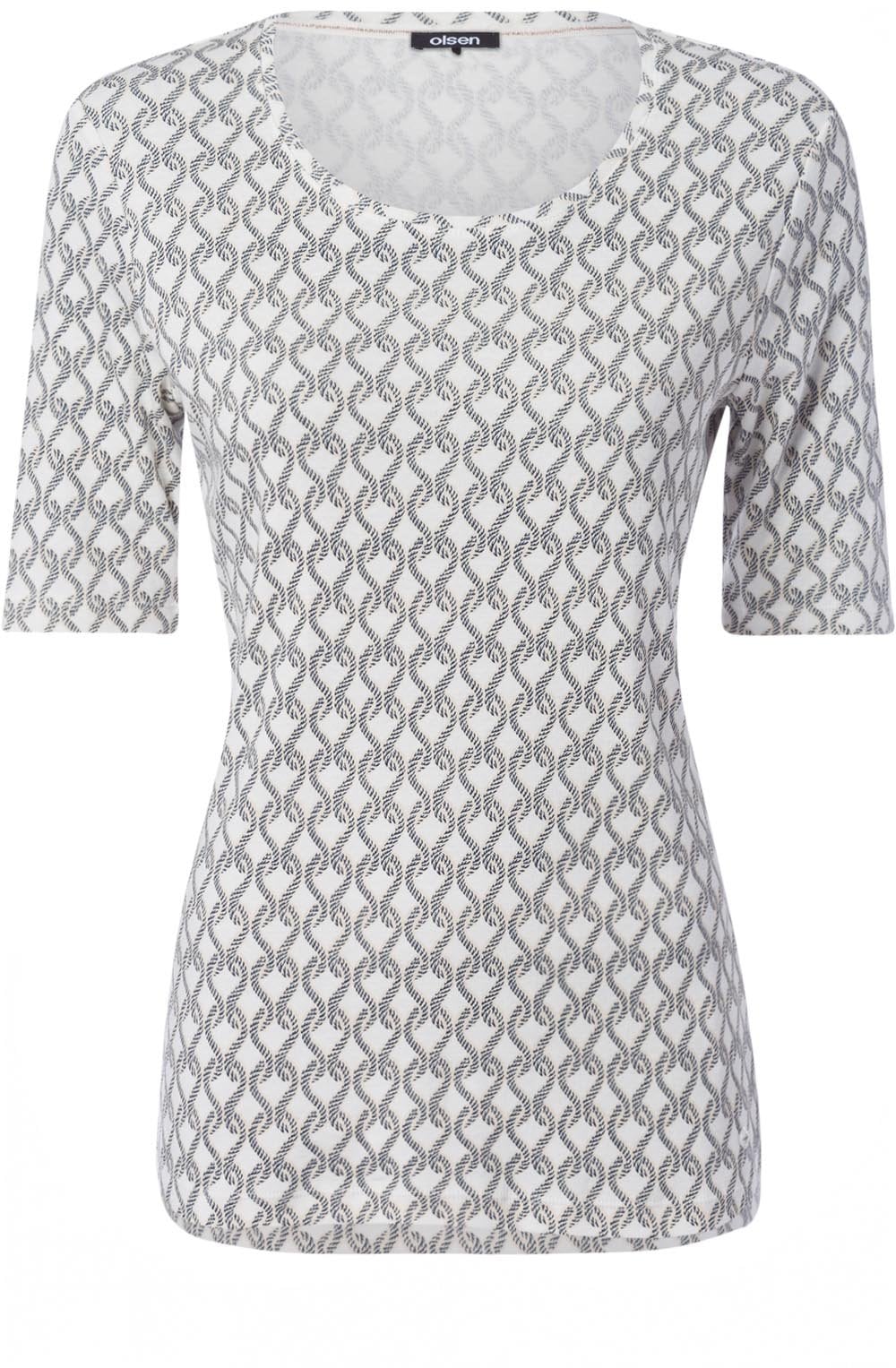 Navy Rope Design Top