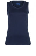 Navy sleeveless Jersey Top