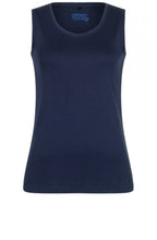 Navy sleeveless Jersey Top