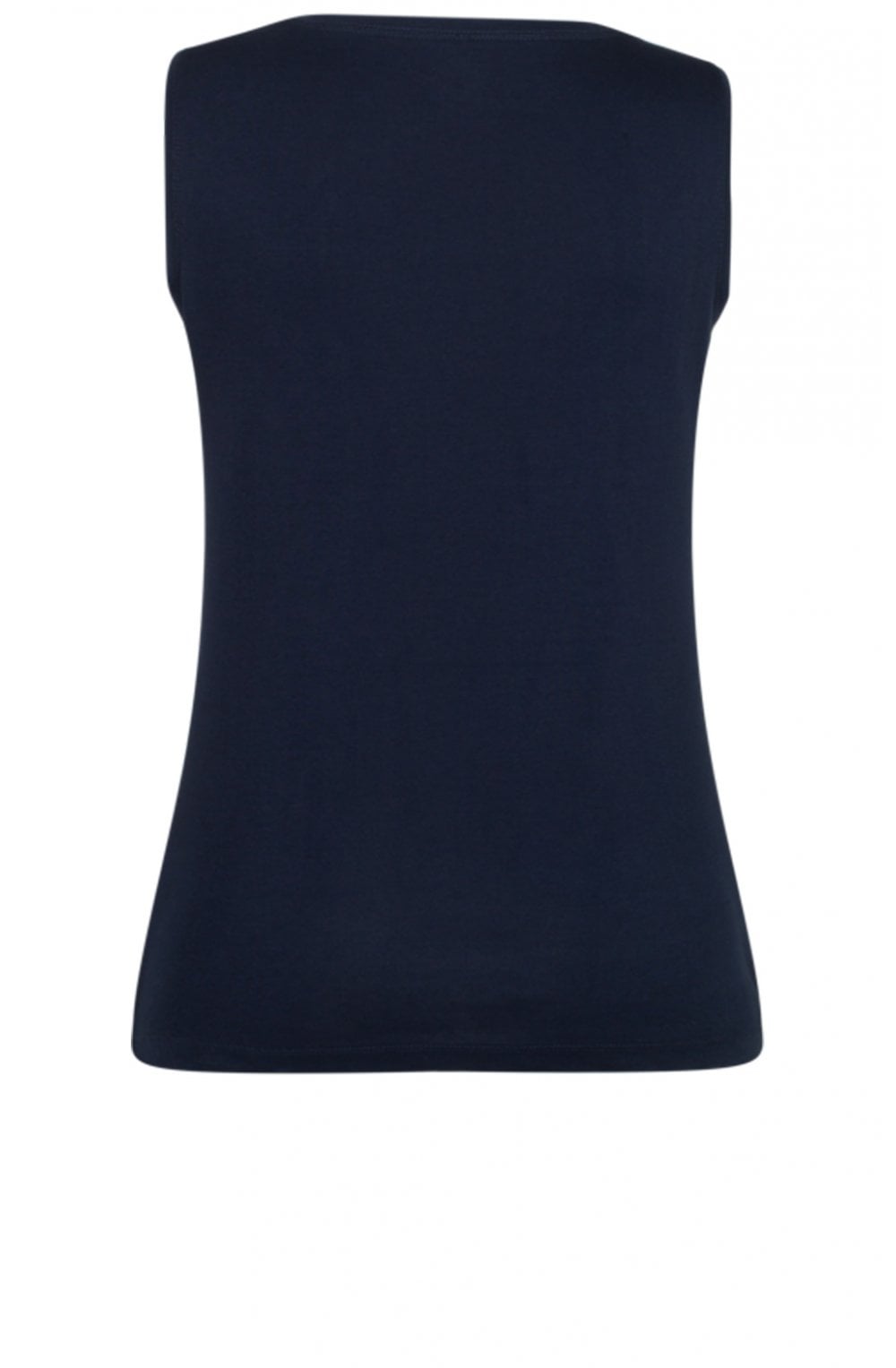Navy sleeveless Jersey Top