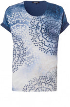 Navy Spot Design Top