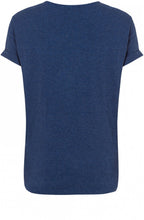 Navy Spot Design Top