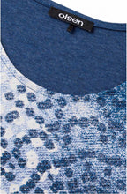 Navy Spot Design Top