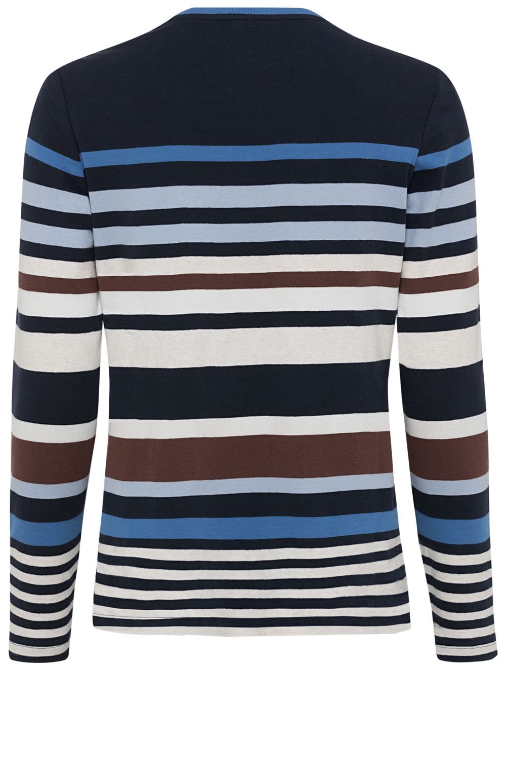 Navy Striped Top