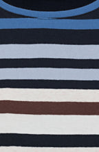 Navy Striped Top