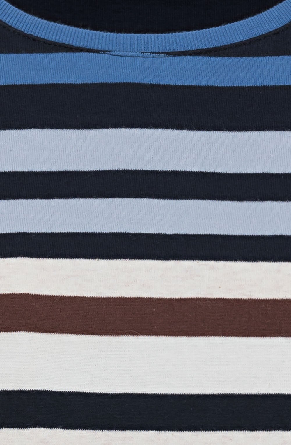 Navy Striped Top
