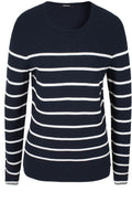 Navy & White Stripe Sweater
