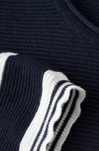 Navy & White Stripe Sweater