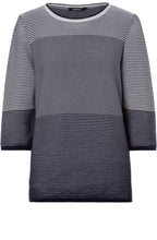 Navy & White Striped Jumper