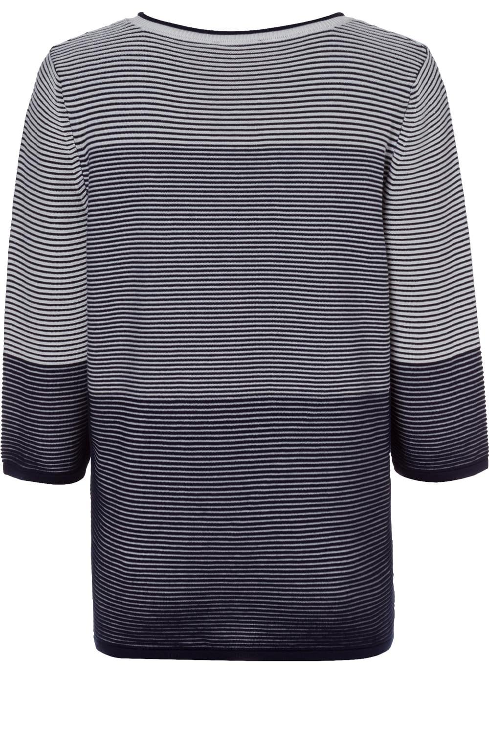 Navy & White Striped Jumper