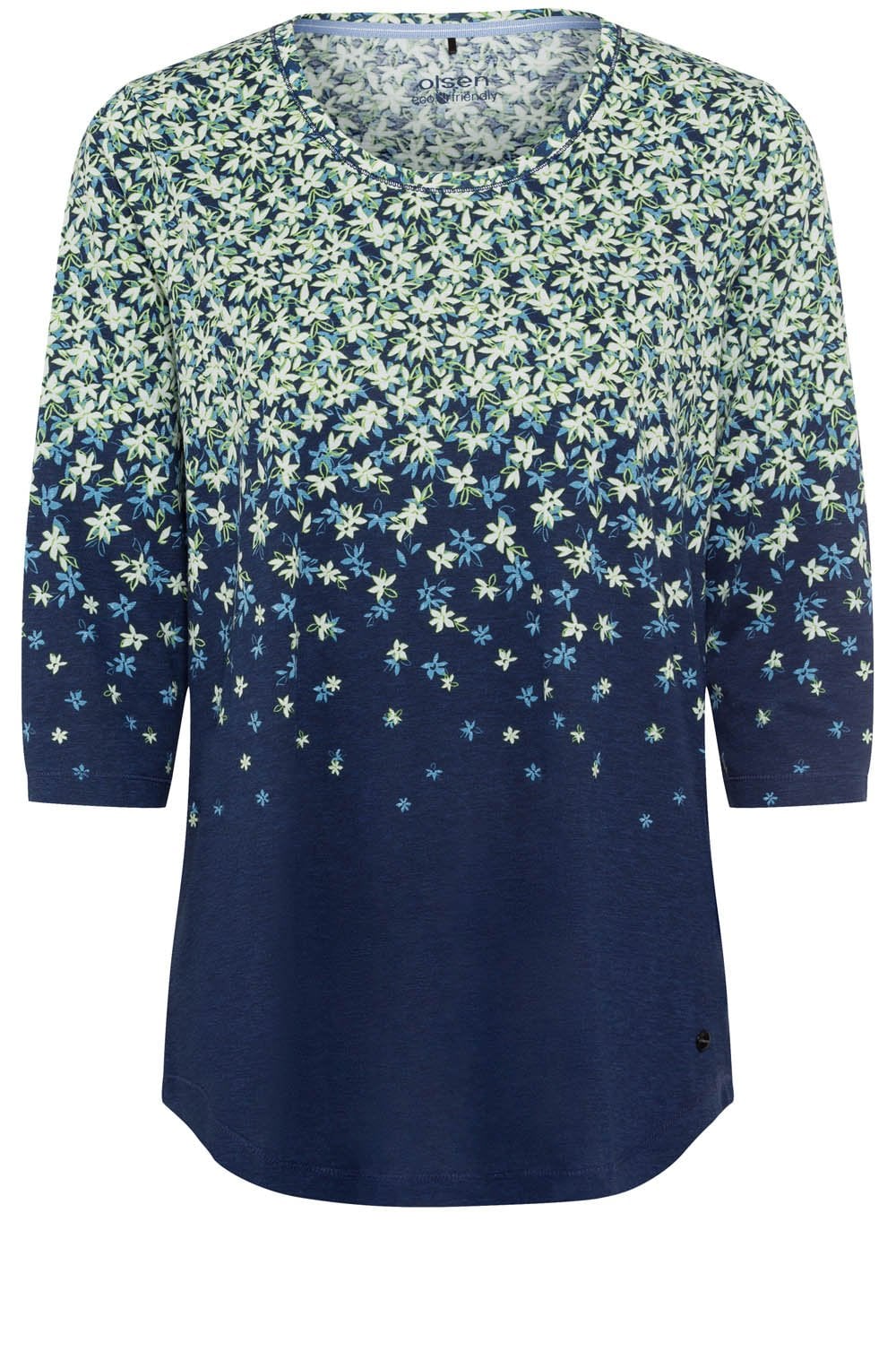 Night Blue Floral Amy Top