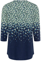 Night Blue Floral Amy Top