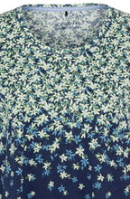Night Blue Floral Amy Top