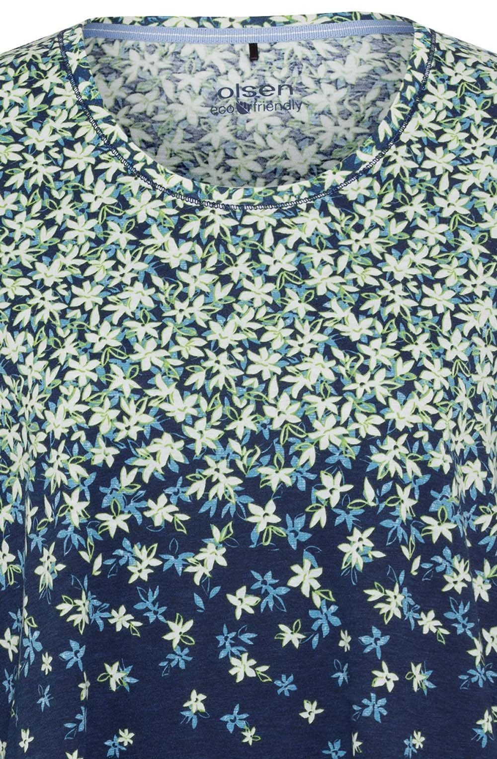Night Blue Floral Amy Top