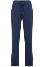 Night Blue Lisa Straight Fit Jersey Trousers