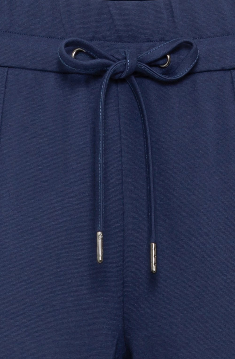Night Blue Lisa Straight Fit Jersey Trousers